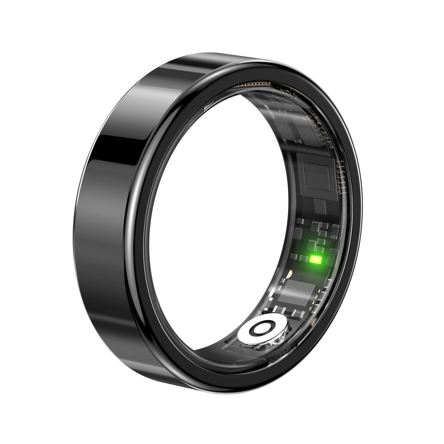 Smart Ring Wellness Tracker with Heart Rate, Temperature Check, Sleep, Stress| No Subscription | Android & Ios Compatible