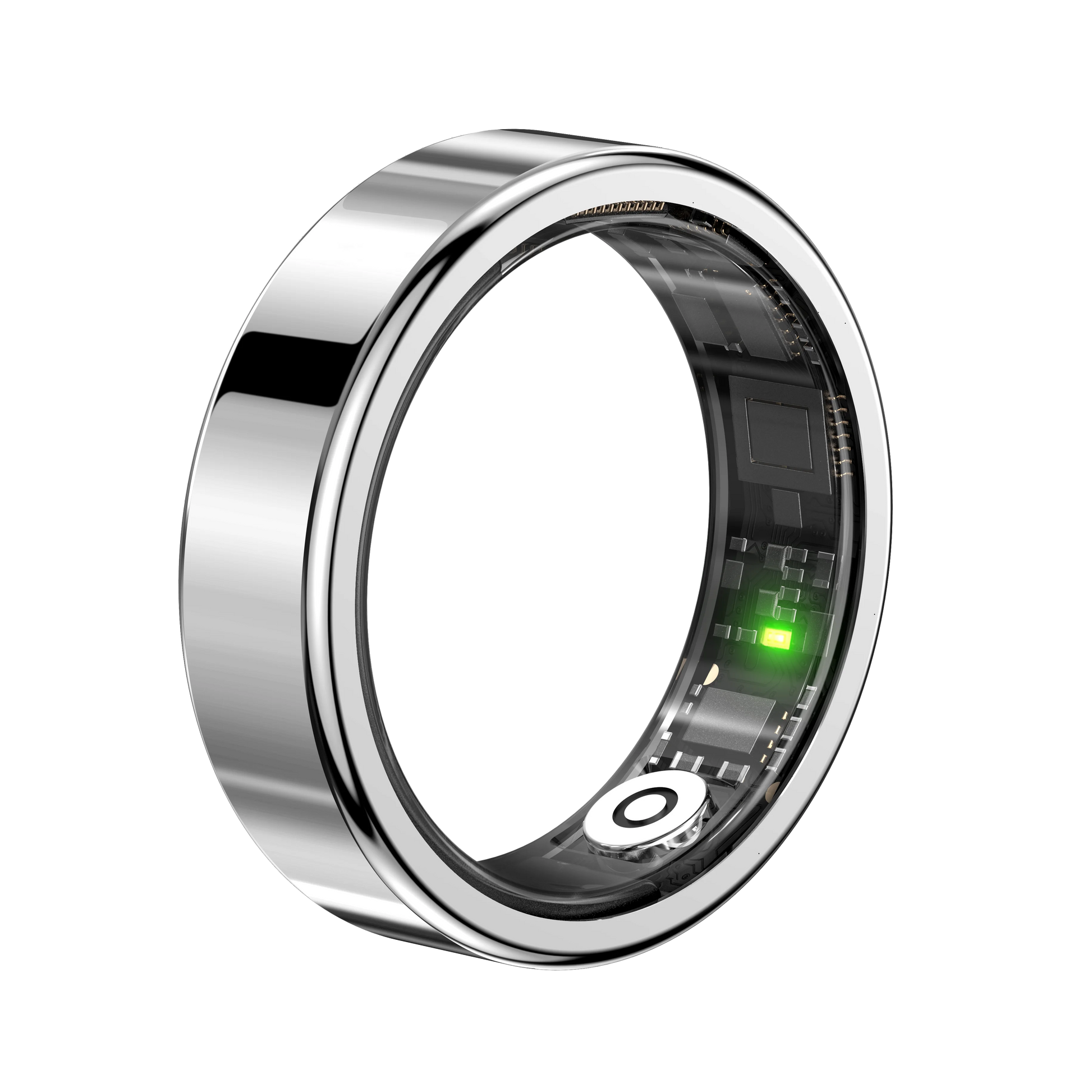 Smart Ring Wellness Tracker with Heart Rate, Temperature Check, Sleep, Stress| No Subscription | Android & Ios Compatible