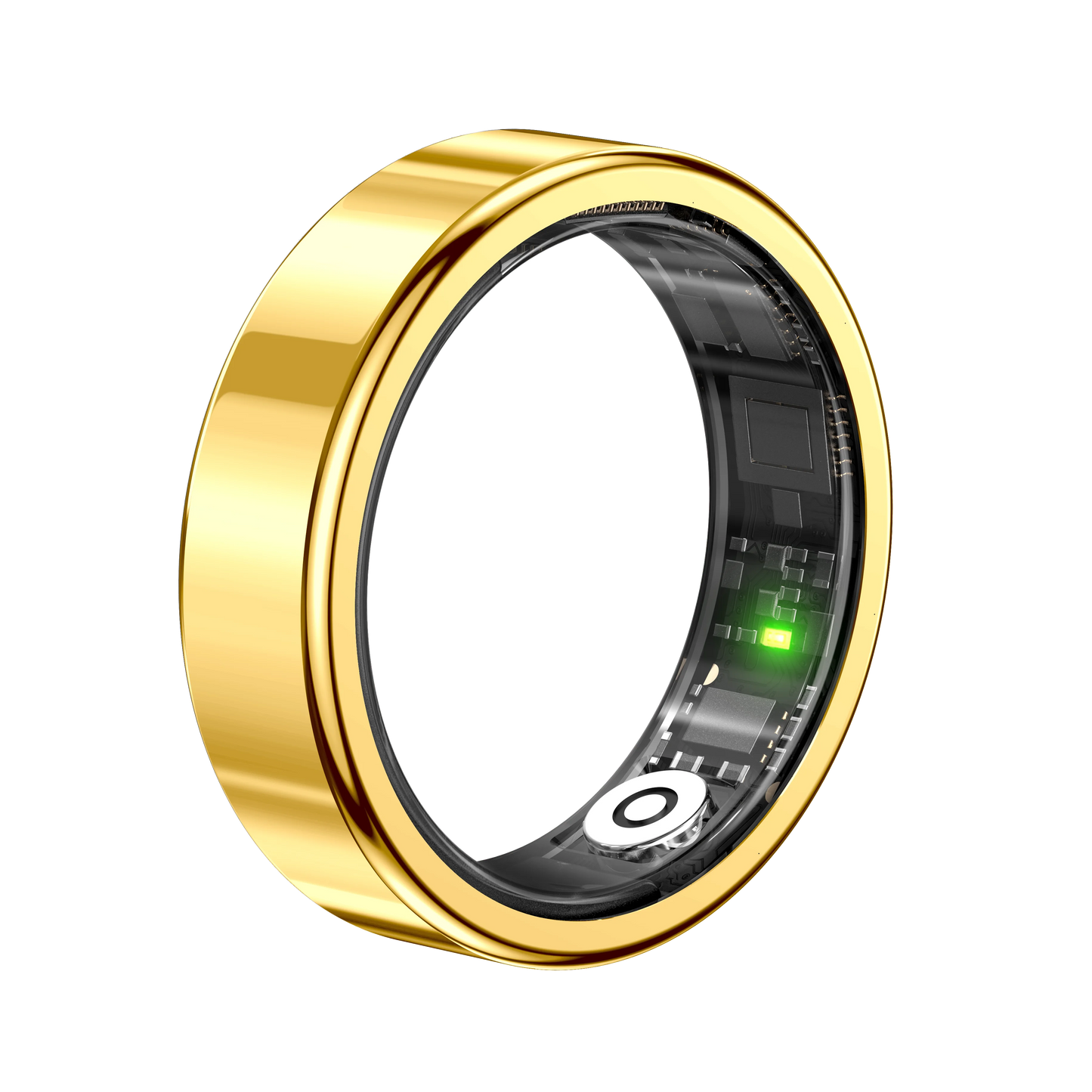 Smart Ring Wellness Tracker with Heart Rate, Temperature Check, Sleep, Stress| No Subscription | Android & Ios Compatible